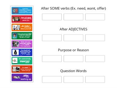 Infinitives Rules