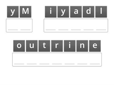 First English project