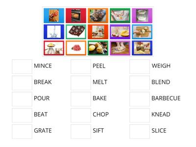 Cooking verbs