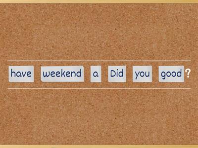 Simple past - Interrogative