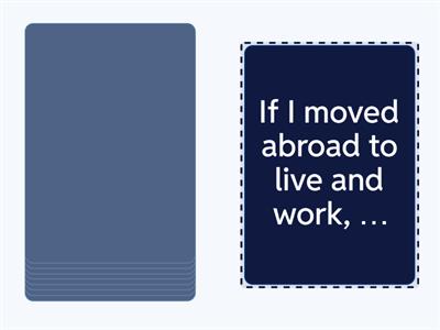 First and second conditionals