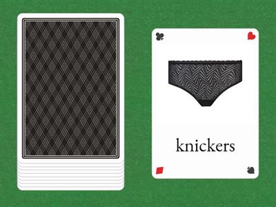 Underwear B2 - vocabulary
