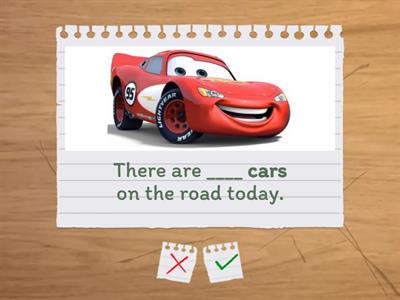 TOO/ TOO MUCH/ TOO MANY/ ENOUGH