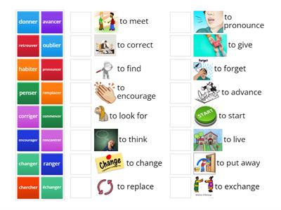 Vocabulary: GER and CER verbs