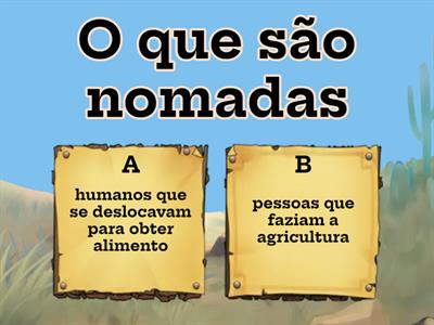 Nomadas e Sedentarios