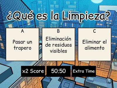  Manipulación  de Alimentos