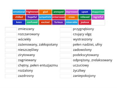 ORÓ - unit 1 feelings and emotions