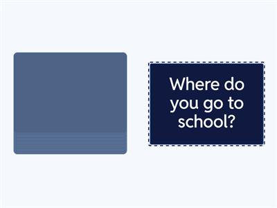 School speaking cards - questions