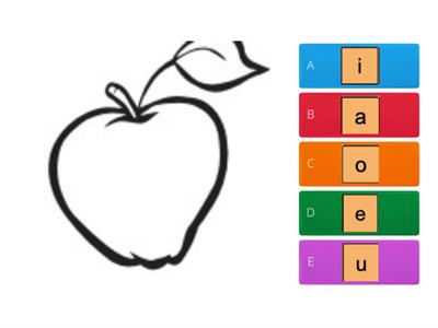 FUNDATIONS Vowel KEYWORD/Letter Match