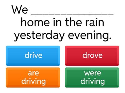  Past progressive Grade 9 (4a Grammar)