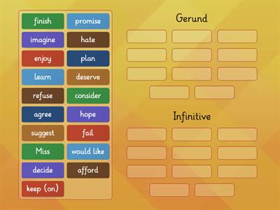 Gerunds and Infinitives