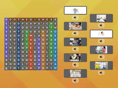 Ventures 2 Unit 3 Lesson D Daily Activities Word Search