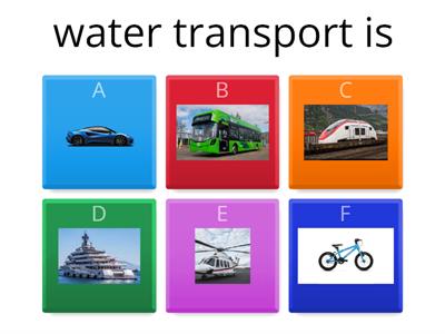 find  the means of  transportation