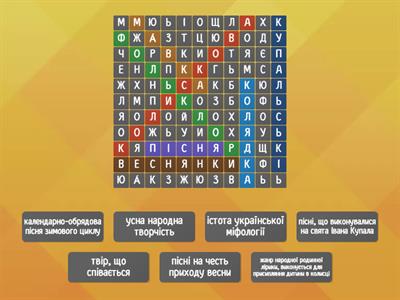 Народні пісні. Фольклор