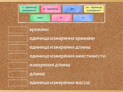 единицы измерения 2 класс