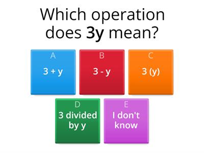 Equations Definitions