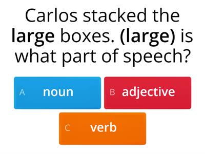 Parts of Speech