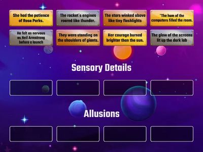 Sensory Detail VS Allusion