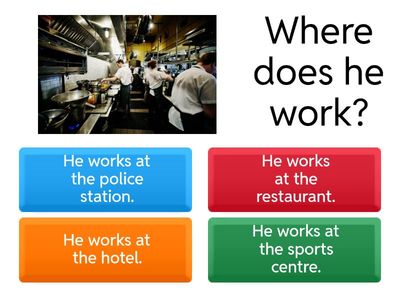 BH3 Unit 3 - Lesson 1 - jobs quiz