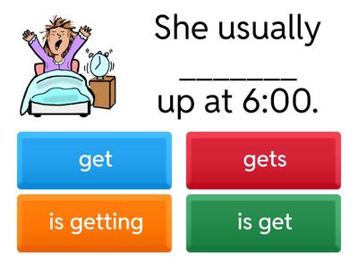  Present Simple vs Present Continuous