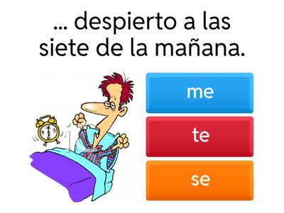 Los verbos reflexivos_pronombre correcto