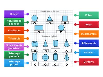 Geometrinės ir erdvinės figūros