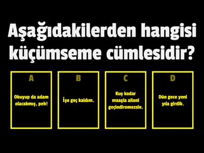 Cümlede Anlam 7.Sınıf