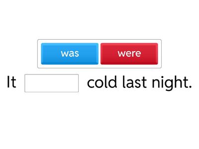 Unit 5: Simple past with be