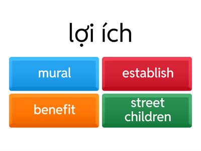 ENGLISH 7- UNIT 3- VOCABULARY- COMMUNITY SERVICE