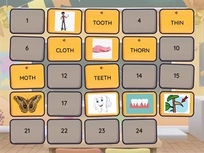 UNVOICED TH MEMORY GAME