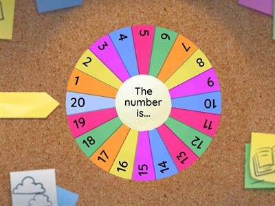 K.M2.  Number Wheel 1-20