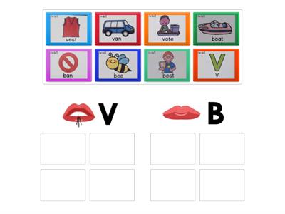 v/b minimal pairs