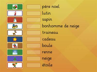 vocabulaire noel