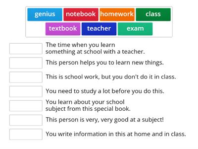 English Plus 1_Workbook_Unit 4 Vocabulary_School