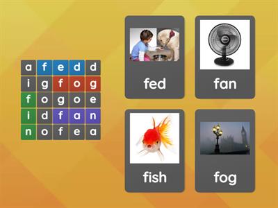 Word Search /f/ sound