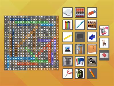 A1 - Lessico - Scuola (oggetti)