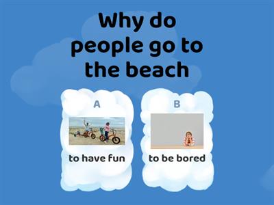 Chapter  6 Fun at the Beach (Comprenshion Questions)