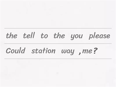 Polite requests/ indirect questions