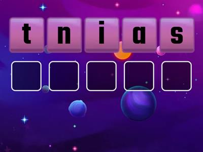 Mixed up words: en, in, on, ain 