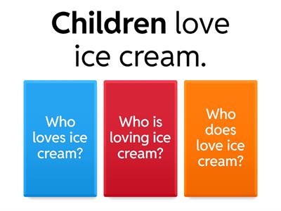 Subject and object questions