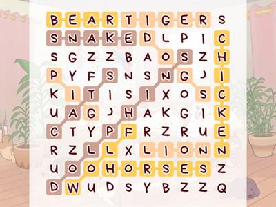 Animals, clasa a III-a, consolidare