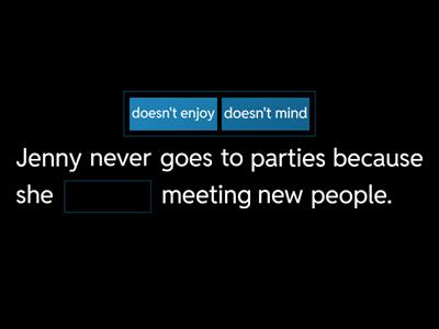 Verb + gerund (English file: pre-intermediate)