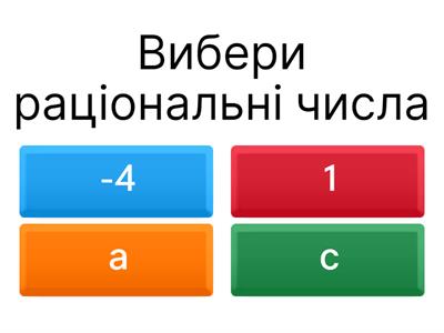 Раціональні числа