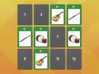 Musical instruments game
