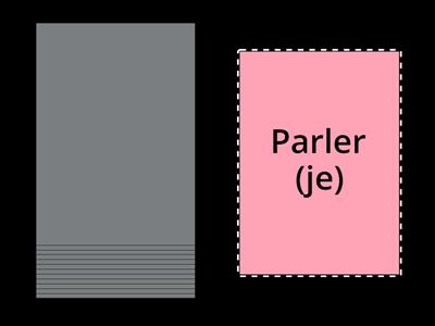 PRESENT = verbes du 1er groupe (-er)