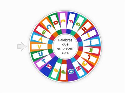 RULETA  ABECEDARIO