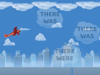 THERE WAS / THERE WERE airplane