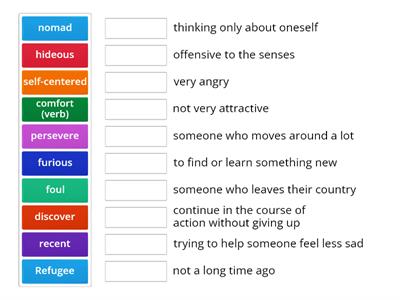 Vocabulary Practice (Grade 9)