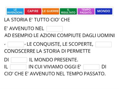 CHE COSA E' LA STORIA?- STORIA E STORICI