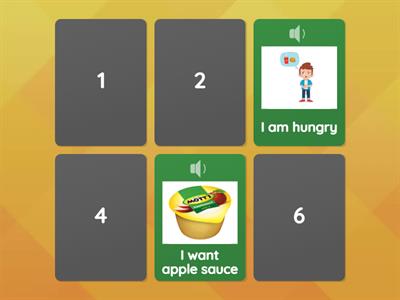 AAC Picture matching cards 